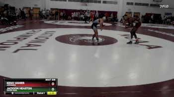 125 lbs Cons. Semi - Jackson Heaston, Upper Iowa vs Keno Vanier, Augsburg