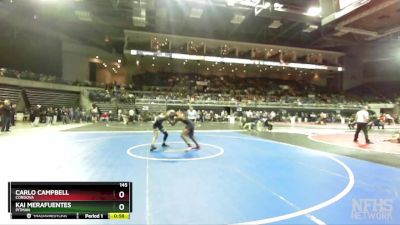 145 lbs Cons. Round 1 - Carlo Campbell, Cordova vs Kai Merafuentes, Pitman