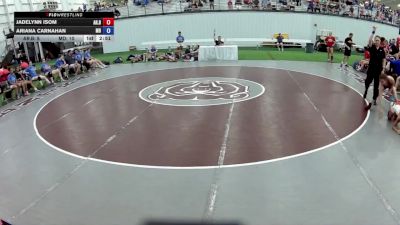 115 lbs Jadelynn Isom, Arkansas Blue vs Ariana Carnahan, Maryland