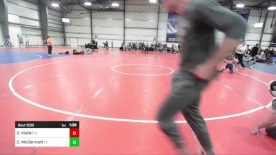 90 lbs 7th Place - Derik Kiefer, GA vs Daniel McDermott, NC