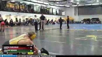 125 lbs Cons. Semi - Colton Weimer, Adrian vs Justin Corcoran, Adrian