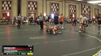 167 lbs Finals (8 Team) - Cristian Gioia, Yale Street WC vs Thomas Mancini, Pro Ex/Prestige