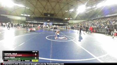 59 lbs Champ. Round 2 - Kash Davis, Twin City Wrestling Club vs Samuel Veliz, Prosser Wrestling Academy