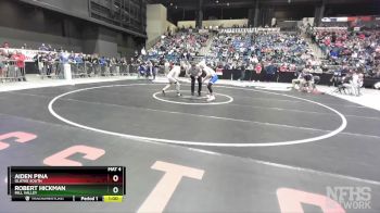 6A - 120 lbs Cons. Semi - Robert Hickman, Mill Valley vs Aiden Pina, Olathe South