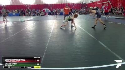 125-126 B Round 2 - Conner Markiewicz, Coleman Cougars vs Chase Smith, BBE/Waska