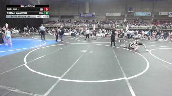 78 lbs Quarterfinal - Burl Dull, USA Gold vs Roman Valverde, Duran Elite