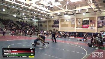 137 lbs Champ. Round 2 - Andrea Frisque, Desert Hot Springs vs Isabella Perez, Palm Desert