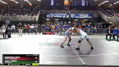 3A 145 lbs 1st Place Match - Anderson Heap, Osceola (Kissimmee) vs Misha Arbos, South Dade