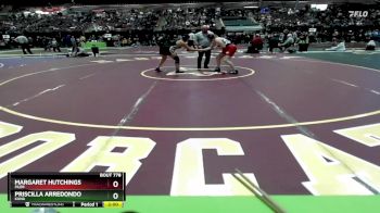 185 lbs Champ. Round 3 - Priscilla Arredondo, Kuna vs Margaret Hutchings, Filer