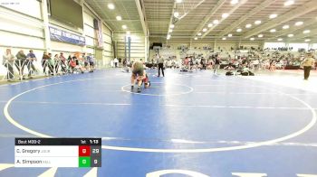160 lbs Rr Rnd 2 - Connor Gregory, Journeymen Wrestling Club vs Azrael Simpson, Kellam Mat Rats