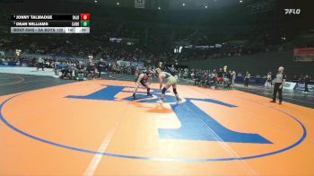 5A Boys 132 lbs Cons. Semi - Dean Williams, Canby Boys vs Jonny Talmadge, Dallas Boys