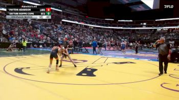 G110-4A 5th Place Match - Taytum Soppe Cope, Mitchell Girls vs Payton Adamson, Lamar Girls