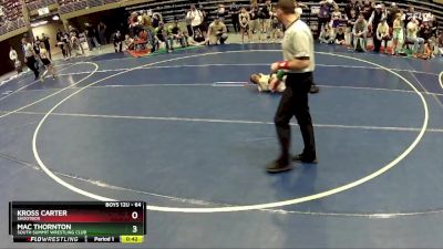 64 lbs Quarterfinal - Kross Carter, Shootbox vs Mac Thornton, South Summit Wrestling Club