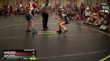 98 lbs Finals (2 Team) - Elise Gilfoil, MGW- Wydlin Watermelon vs Alexis Smith, MGW- Dragon Fruit