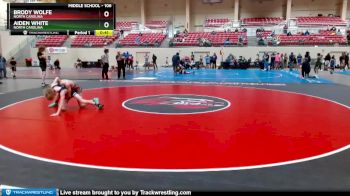 106 lbs Round 1 - Brody Wolfe, North Carolina vs Aiden White, North Carolina