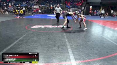 134 lbs Champ. Round 2 - Liam Hughes, Storm Youth WC vs Levi Pretzsch, Dixon WC