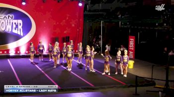 Vortex All Stars - Lady Rays [2026 L4 Senior - D2 Day 1] 2026 Cheer Power Trenton Showdown