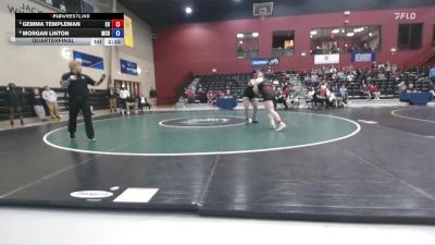 180 lbs Quarterfinal - Gemma Templeman, Emmanuel University vs Morgan Linton, McDaniel
