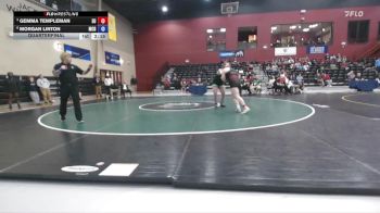 180 lbs Quarterfinal - Gemma Templeman, Emmanuel University vs Morgan Linton, McDaniel