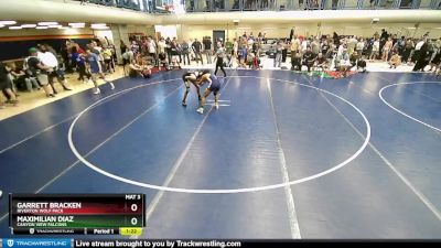 113 lbs 5th Place Match - Garrett Bracken, Riverton Wolf Pack vs Maximilian Diaz, Canyon View Falcons