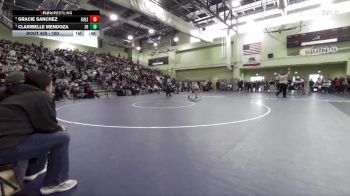 100 lbs Cons. Semi - Claribelle Mendoza, EAGLE ROCK vs Gracie Sanchez, GRANADA HILLS