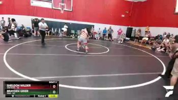 205 lbs Round 1 (6 Team) - Brayden Grier, WAR vs Sheldon Wilder, 208 Elite