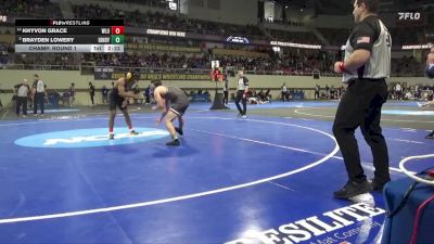 141 lbs Champ. Round 1 - Brayden Lowery, UIndy vs Khyvon Grace, West Liberty