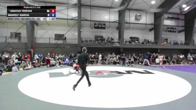 16U Girls FS - 125 lbs Champ. Round 1 - Amayah Tristan, WA vs Makiely Garcia, ID