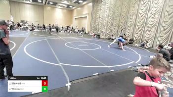 144 lbs Consi Of 64 #2 - Justus Stewart, Rim Wrestling vs Jack Wilson, Top Gun WC