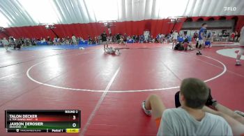 150 lbs Round 2 (6 Team) - Jaxson DeRosier, Brainerd vs Talon Decker, IL Top Dawgs NAVY