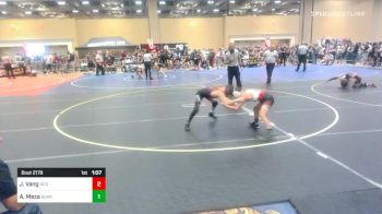 88 lbs Final - Jax Vang, Red Wave WC vs Aaron Meza, Sunkist Kids/Monster Garage