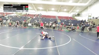 110 lbs Cons. Semi - Beckett Lott, Northside Wrestling Club vs Bracken Bingham, Northside Wrestling Club