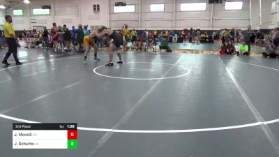 220-V Mats 19-20 8:00am lbs 3rd Place - James Morelli, OH vs Justin Schutte, OH