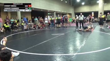 95 lbs Round 4 (6 Team) - Everett Eberle, NC National Team White vs Kannon Chambers, The Factory Wrestling