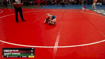 70 lbs Semis (4 Team) - Bennett Sorensen, K-M vs Christian Miller, St. Peter
