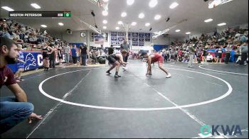 155 lbs Consi Of 4 - Miguel Moncada, Clinton Youth Wrestling vs Weston Peterson, Team Nomad