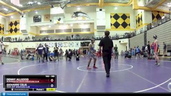 165 lbs 5th Place Match - Denny Allgood, Bloomington South Wrestling Club vs Giovanni Celis, Team Jeff Wrestling Club