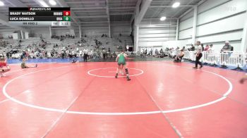 100 lbs Rr Rnd 2 - Brady Watson, Warhawks vs Luca Donello, Broad Axe Green