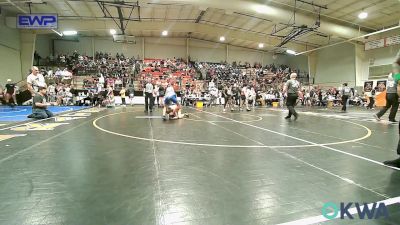 106 lbs Semifinal - Ty Purcell, Vinita Kids Wrestling vs Kyan Patton, Honey Badgers Wrestling Club