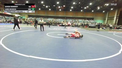 126 lbs Consi Of 32 #2 - Jaxon Kennedy, Yukon vs Luke Schoch, Los Gatos