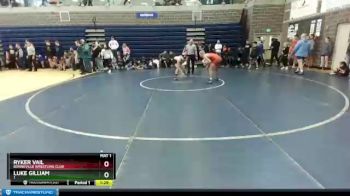 145 lbs Round 1 - Luke Gilliam, 1 vs Ryker Vail, Bonneville Wrestling Club