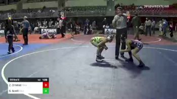 83 lbs Rr Rnd 5 - Zaiyahn Ornelas, Team Zapas vs Saxton Scott, East Idaho Elite