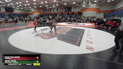 174 lbs Cons. Round 5 - Eddie Simes, Wisconsin - Lacrosse vs Cale Callahan, Otterbein