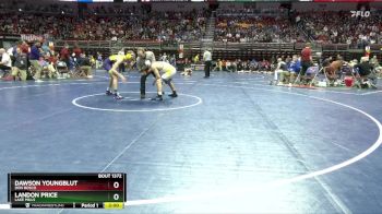 1A-132 lbs Quarterfinal - Landon Price, Lake Mills vs Dawson Youngblut, Don Bosco