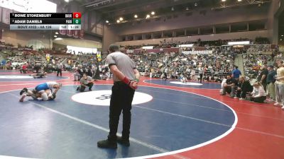 4A 126 lbs Semifinal - Rowe Stokenbury, Bauxite vs Adam Daniels, Paris