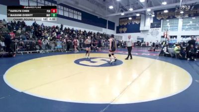 140 lbs Champ. Round 1 - Masuimi Everitt, Mayfair vs Katelyn Chen, Portola