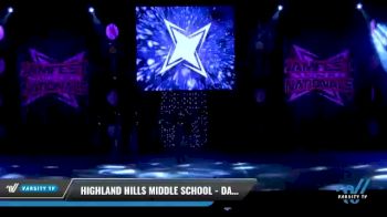 Highland Hills Middle School - Dazzlers Green Team [2021 Junior High - Pom Day 1] 2021 JAMfest: Dance Super Nationals