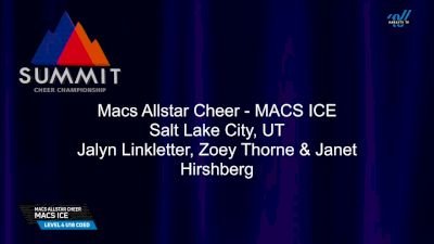 Macs Allstar Cheer - MACS ICE [2025 L4 U18 Coed Finals] 2025 The Summit