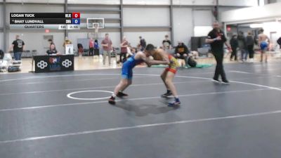 45 kg Quarters - Logan Tuck, New Jersey vs Shay Lundvall, Sebolt Wrestling Academy