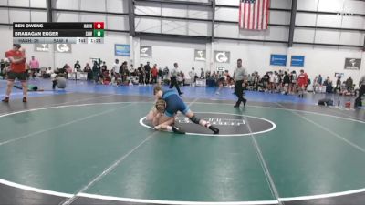 144 lbs Allday - Branagan Egger, SOUTH AUGUSTA WRESTLING vs Ben Owens, HANOVER HAWKEYE